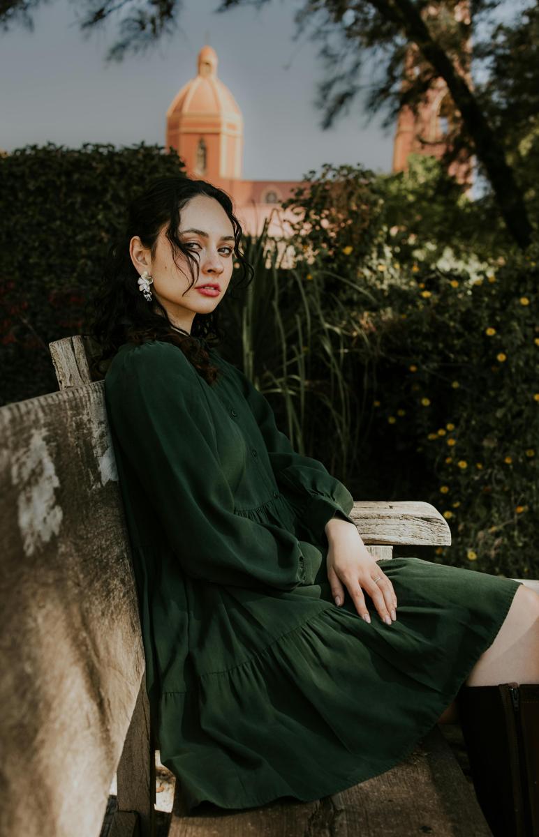 Green dress