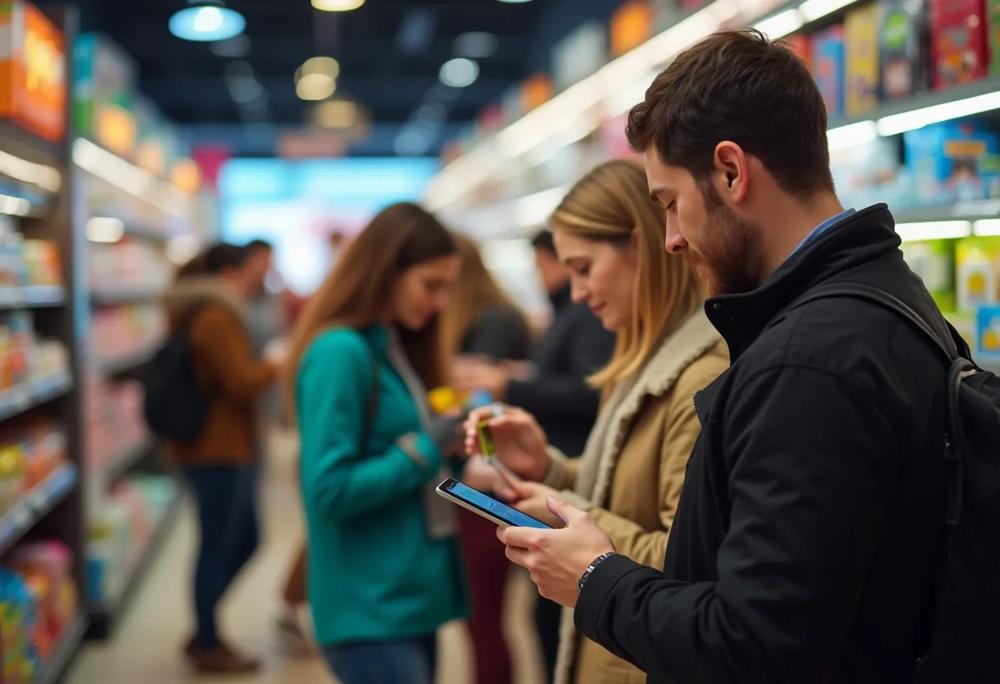 shopping scene